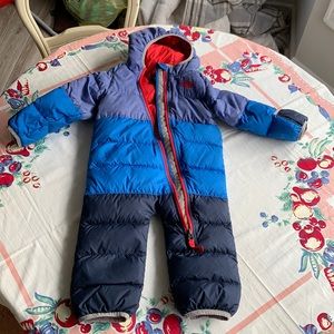 The North Face snow suit bunting